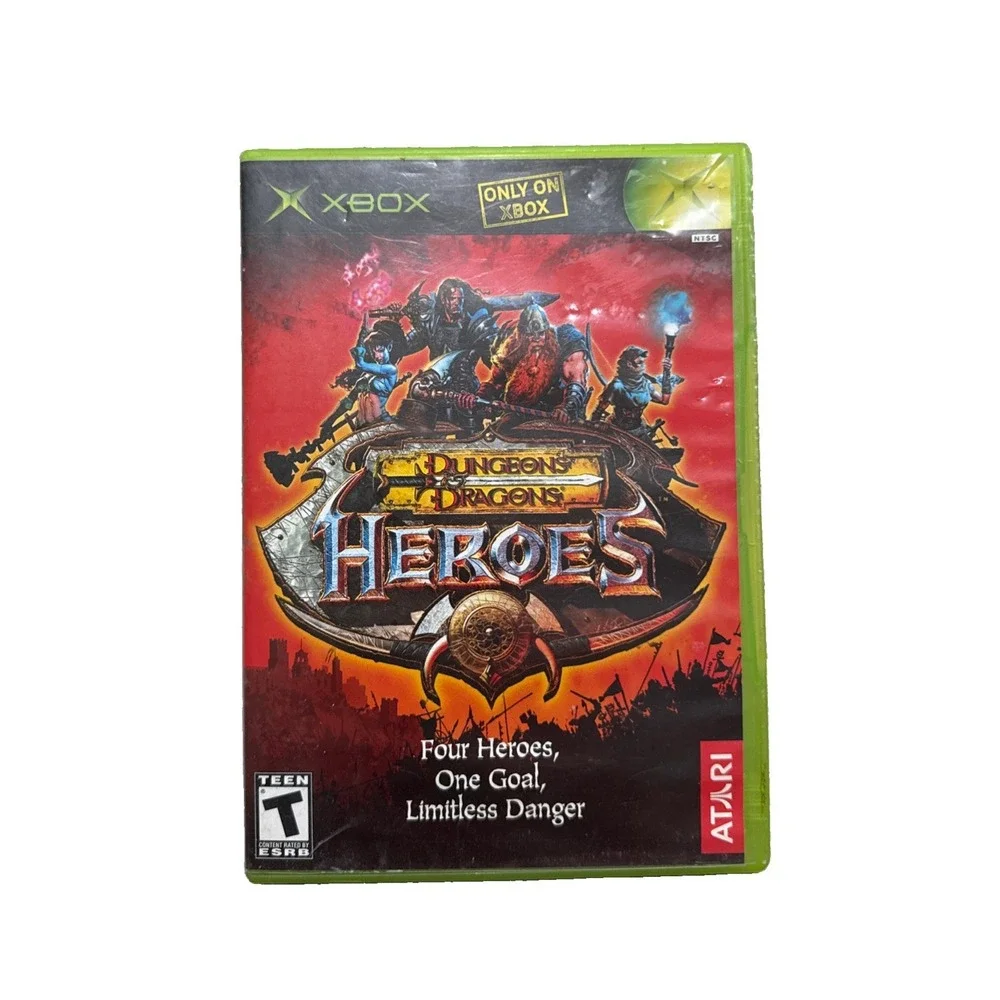 Dungeons & Dragons Heroes (Microsoft Xbox, 2003) Clean Tested Working CIB